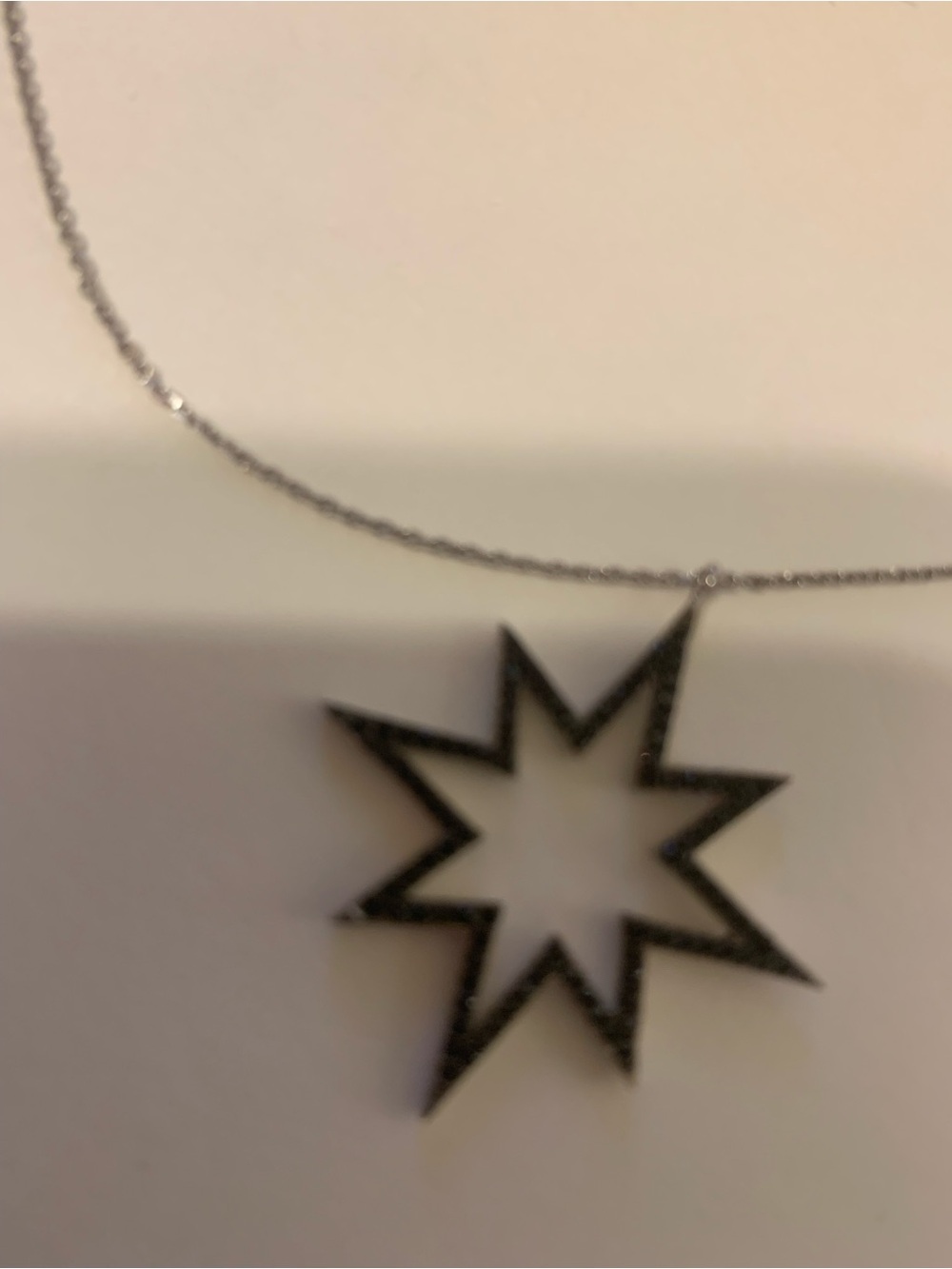 Silver Starburst Pendant Necklace - Women Jewelry